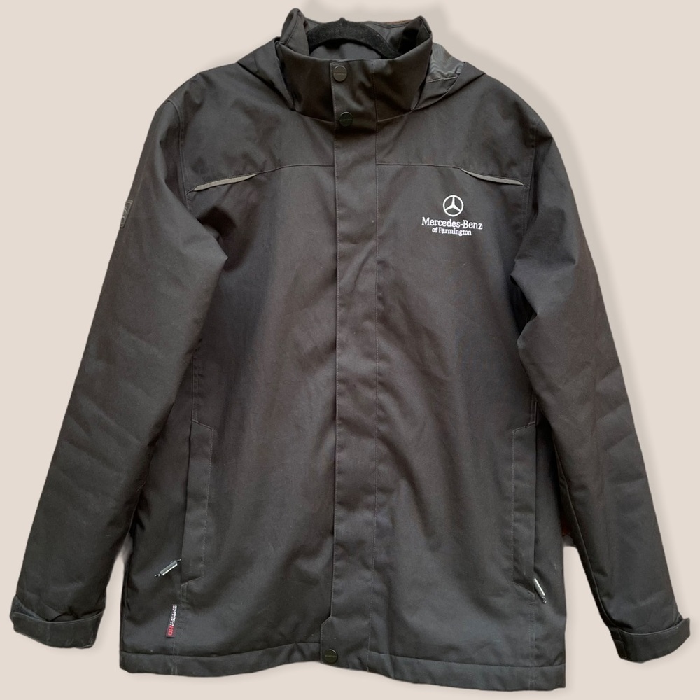 Stormtech Men’s Black Mock Neck Zip Up Coat